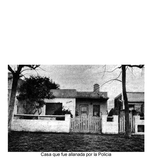 Casa de la calle Hipólito Yrigoyen 4519, Florida, donde estaban reunidos un grupo de civiles y fueron secuestradas las personas que asesinadas en el basural de José León Suárez.